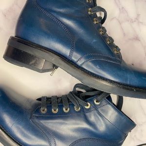 Iconic 2014 Chanel Combat Boots from Paris.